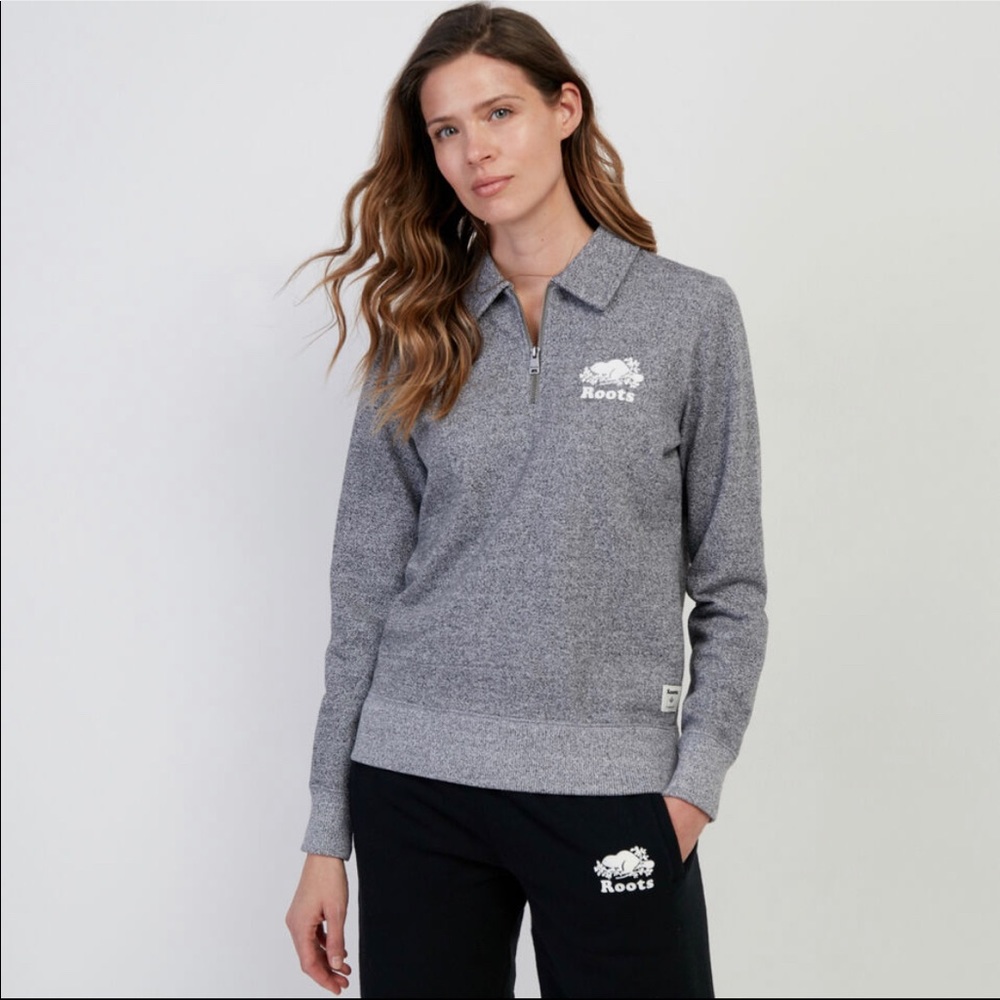 Roots 3/4 Zip Sweater